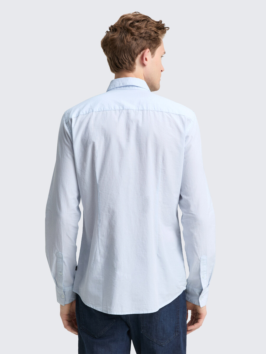 chemise en coton ajustée