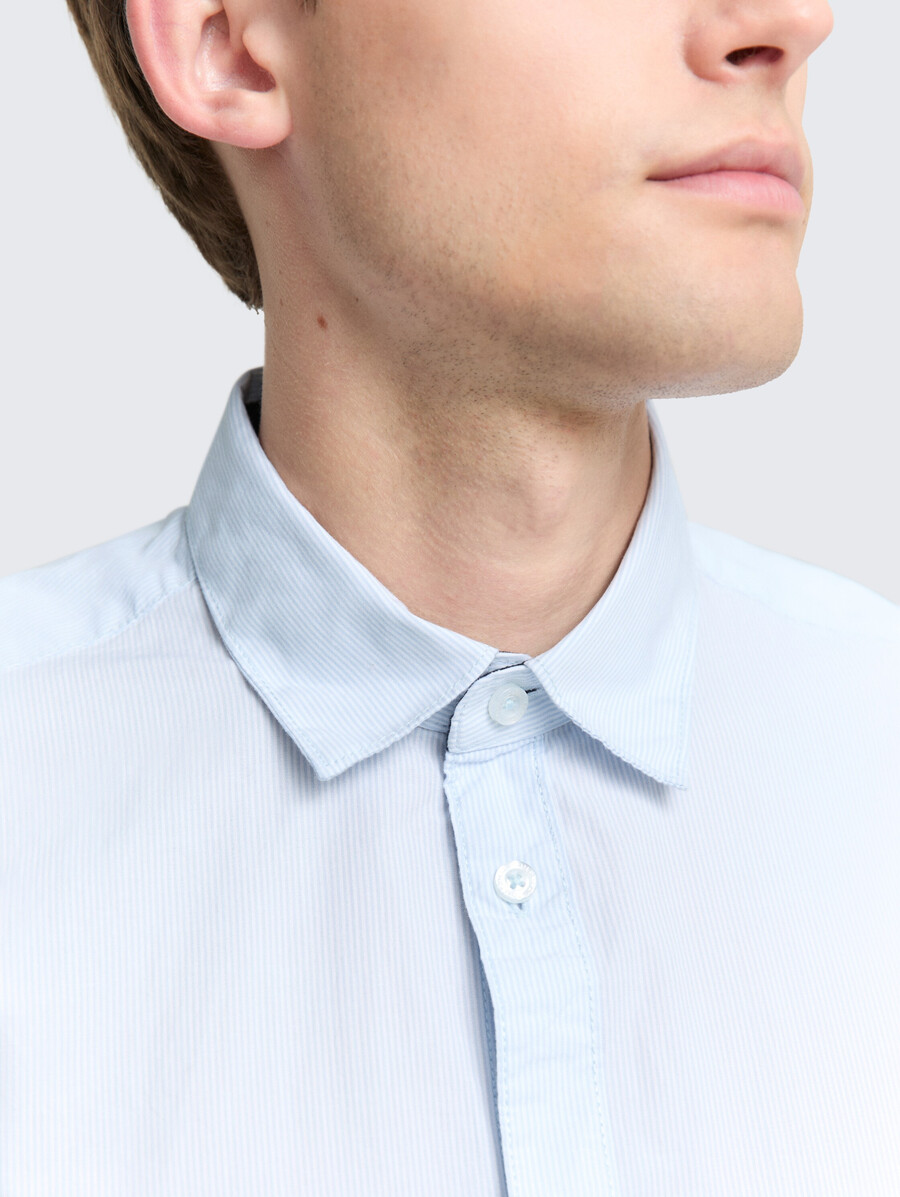 chemise en coton ajustée