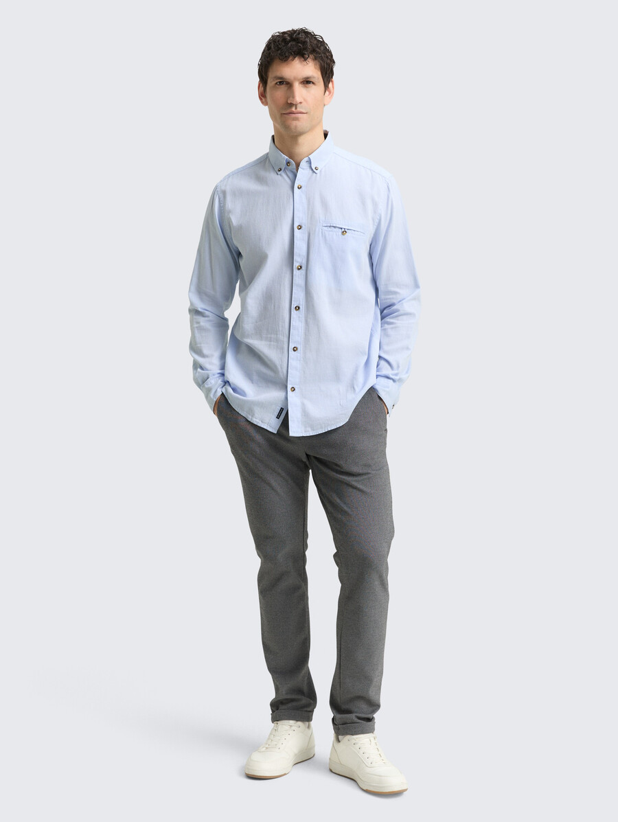 chemise en coton coupe classique