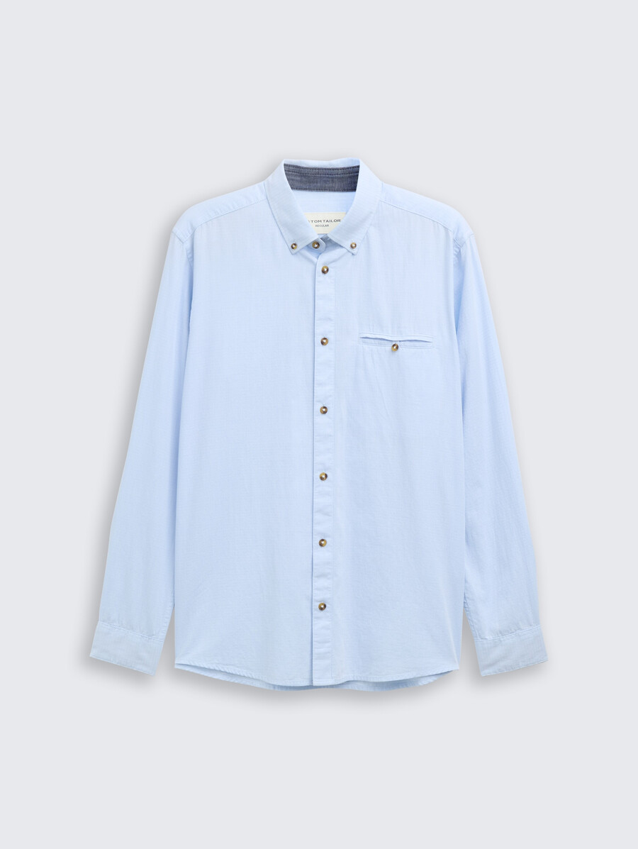 chemise en coton coupe classique