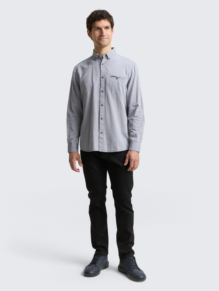 chemise en coton coupe classique