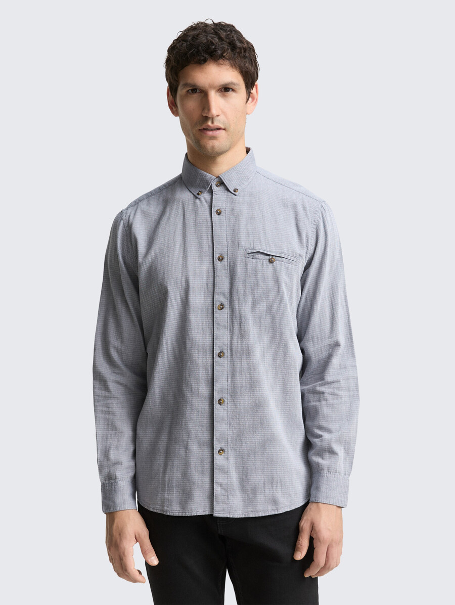 chemise en coton coupe classique