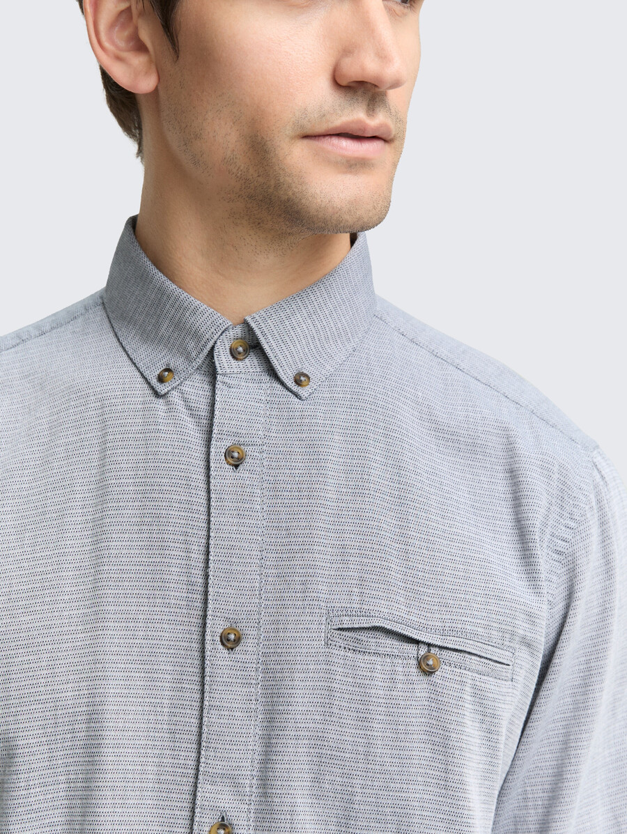 chemise en coton coupe classique