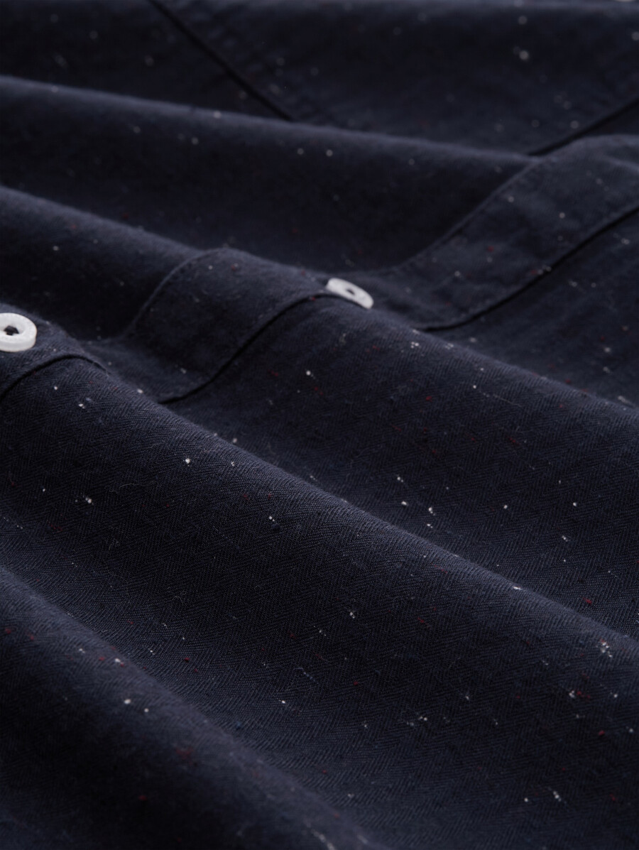 chemise coupe classique à laspect chiné