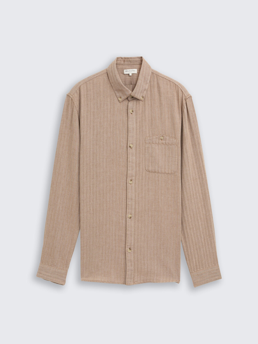 chemise coupe classique avec poche poitrine