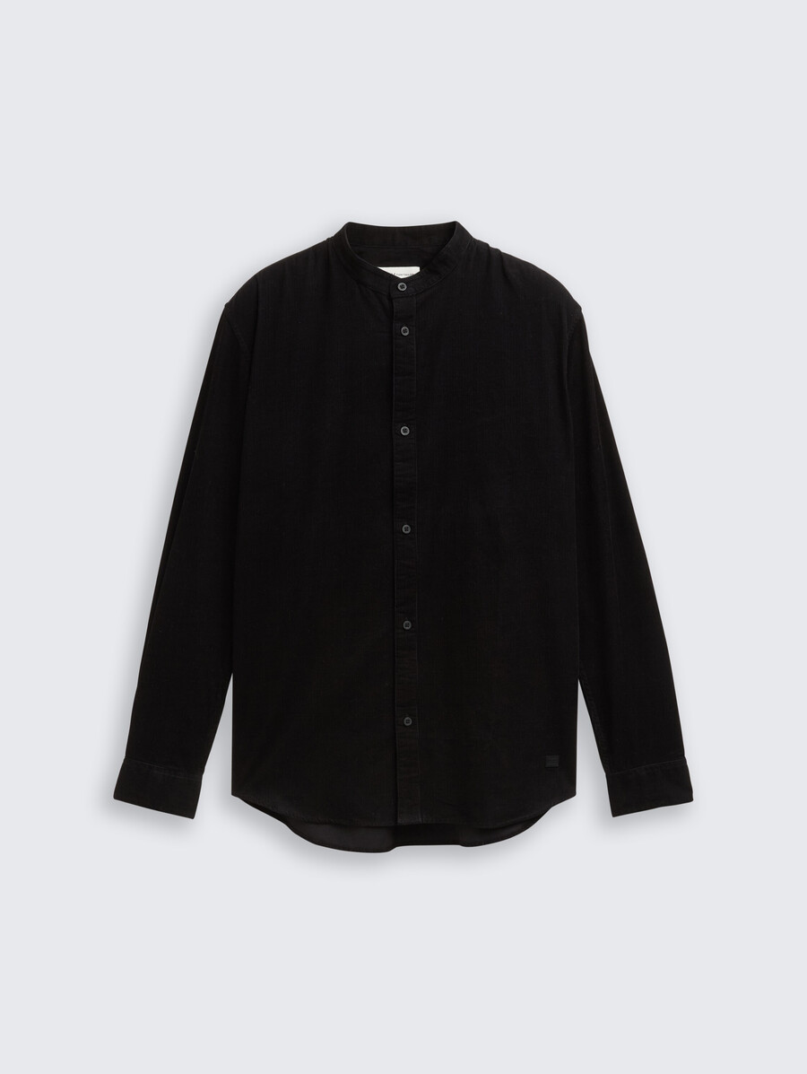 chemise en velours côtelé coupe basique