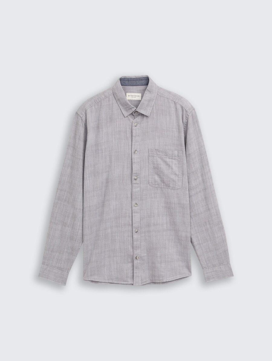 chemise coupe classique avec poche poitrine