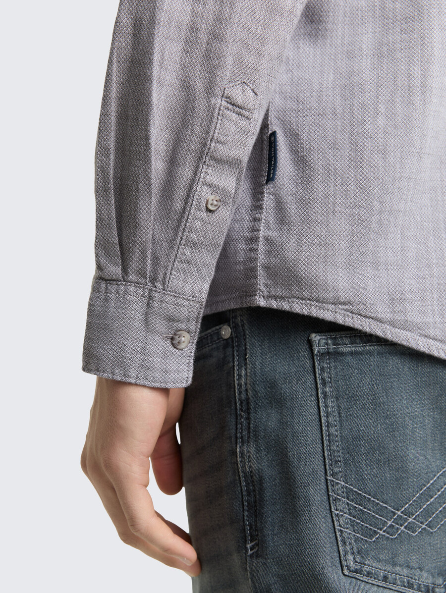 chemise coupe classique avec poche poitrine