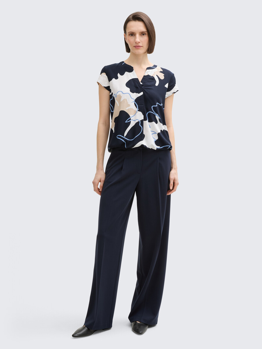 blouse à motifs