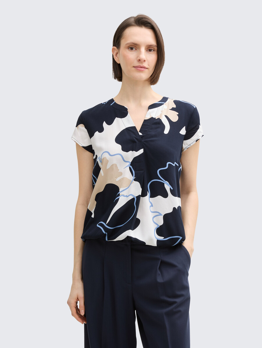 blouse à motifs