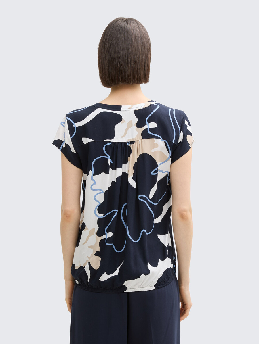 blouse à motifs
