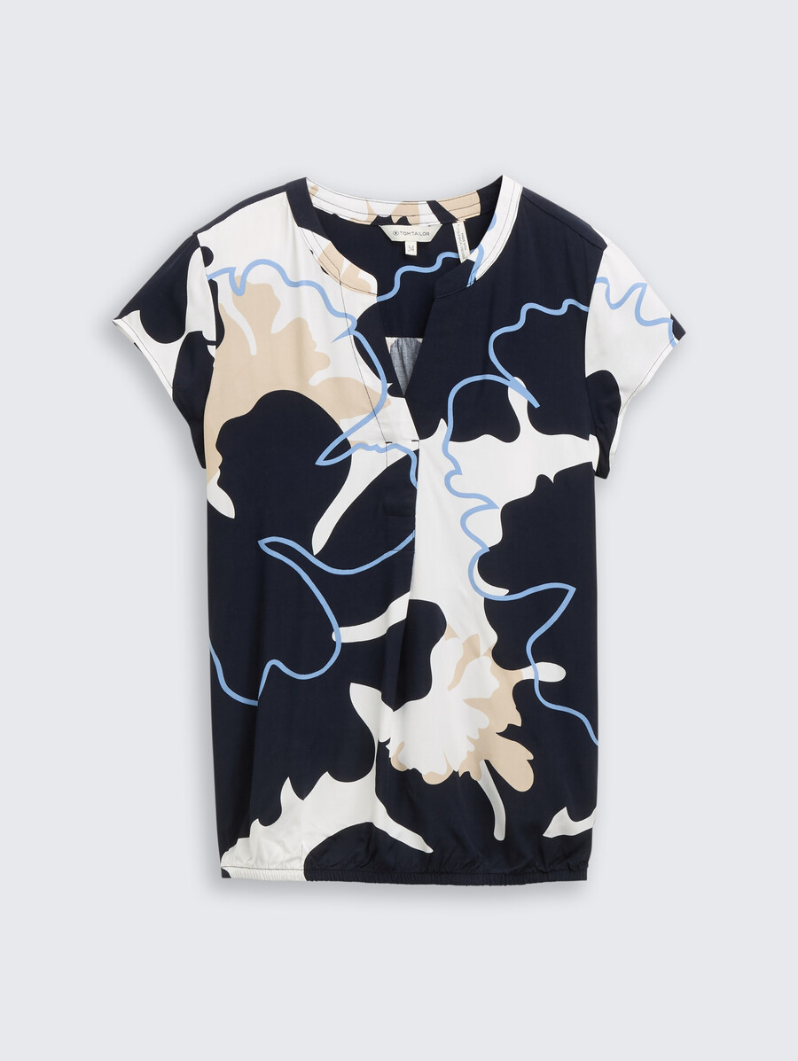 blouse à motifs