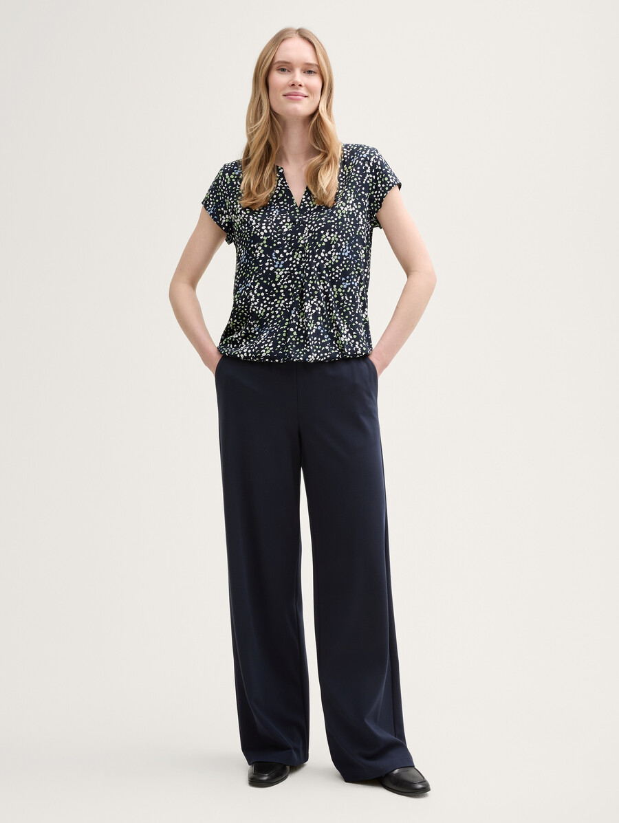 blouse à motifs