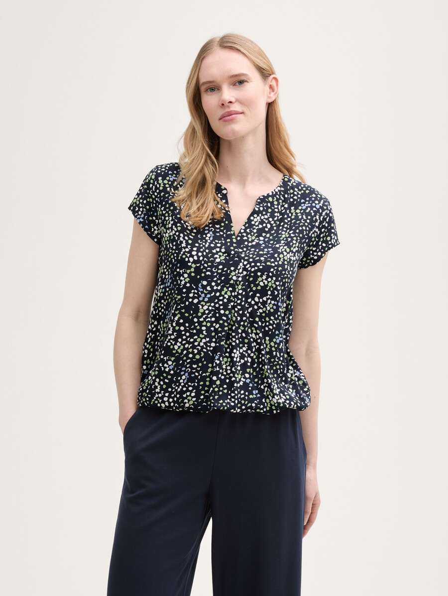 blouse à motifs
