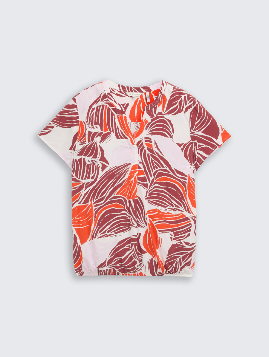 blouse à motifs grande taille