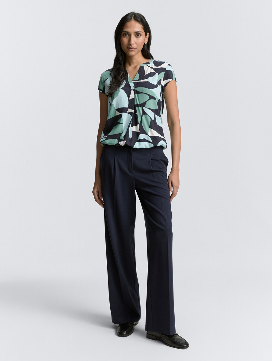blouse à motifs