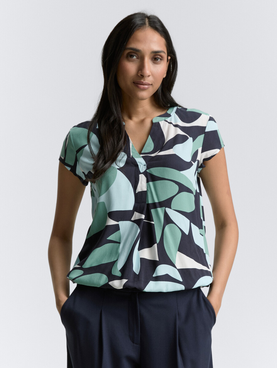 blouse à motifs