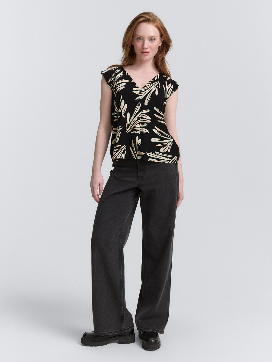 blouse à motifs