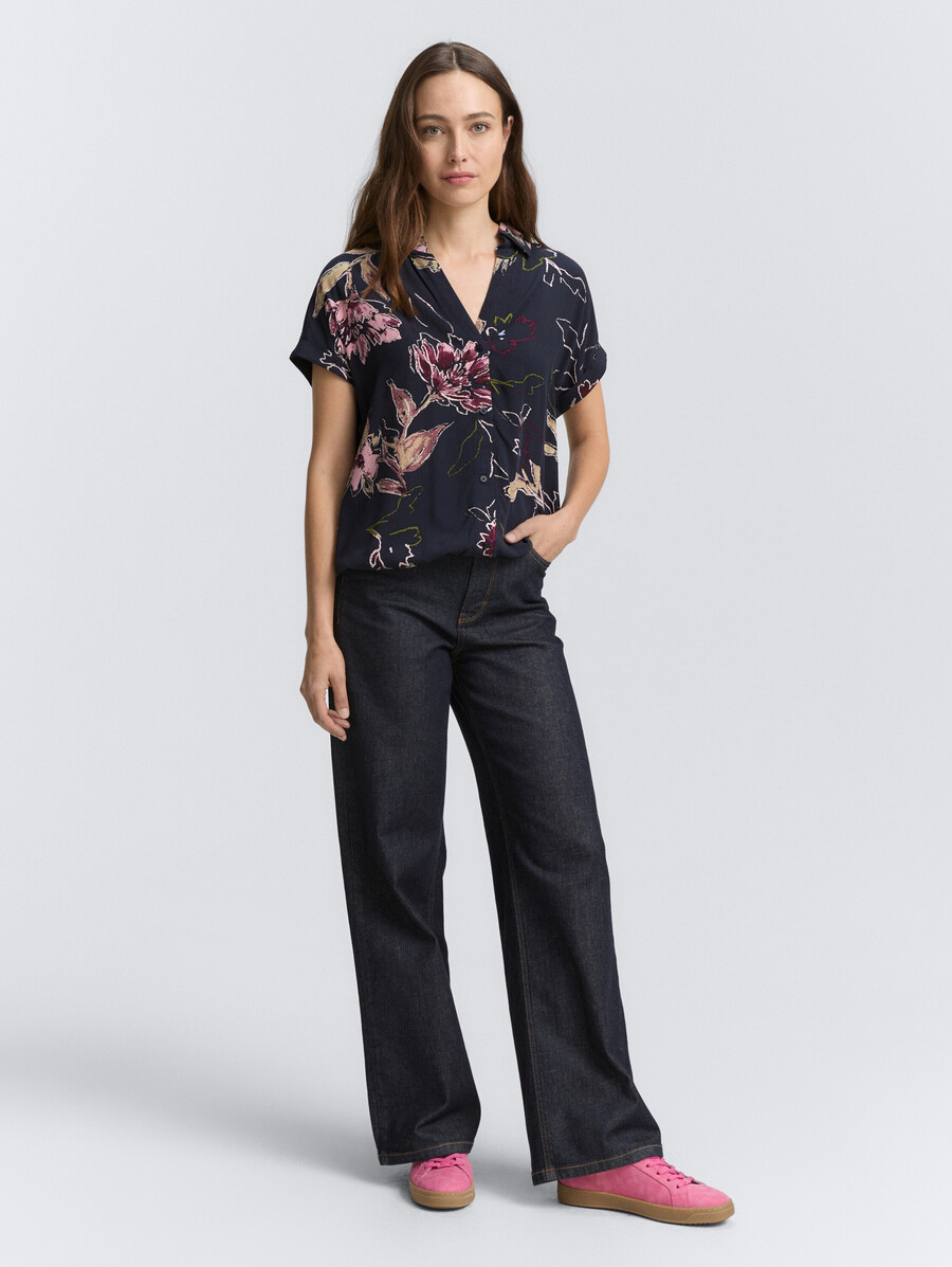 blouse à motifs