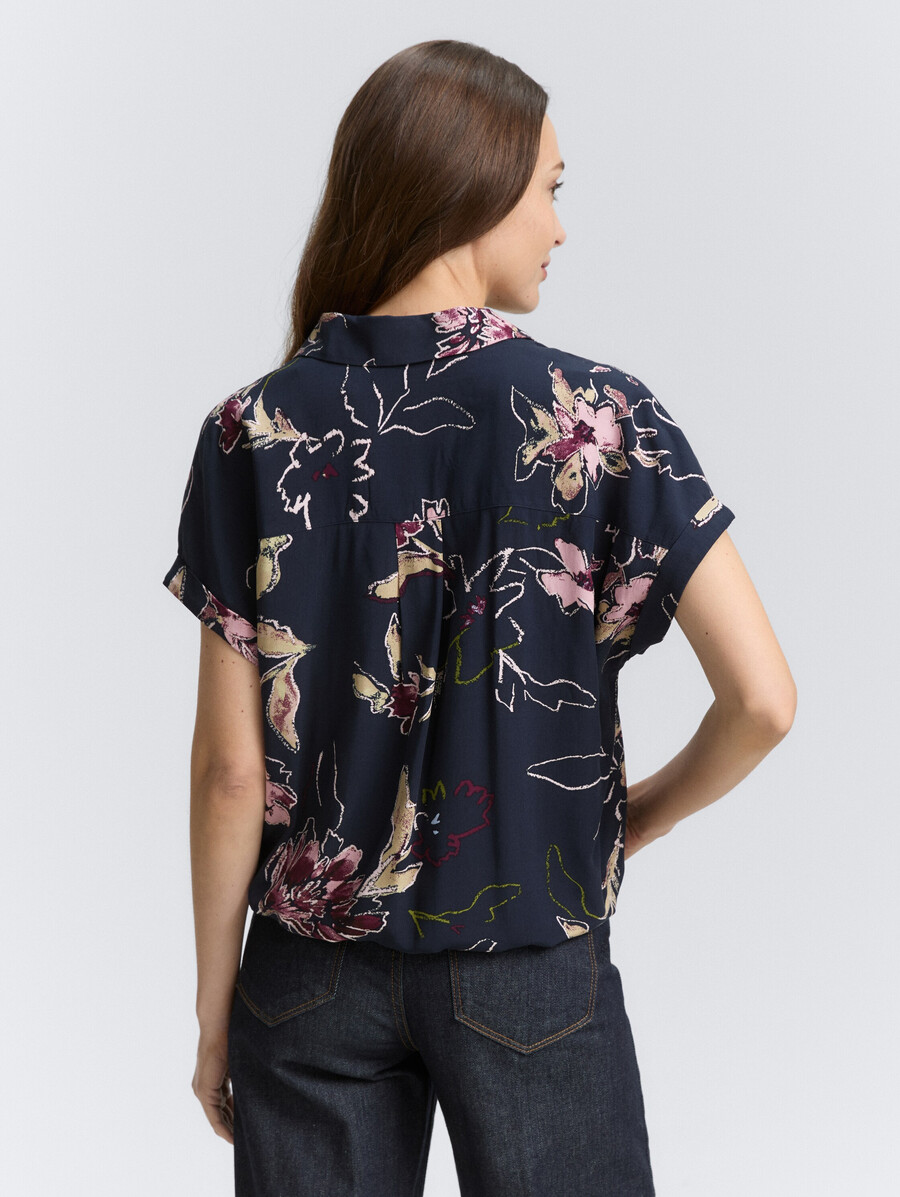 blouse à motifs