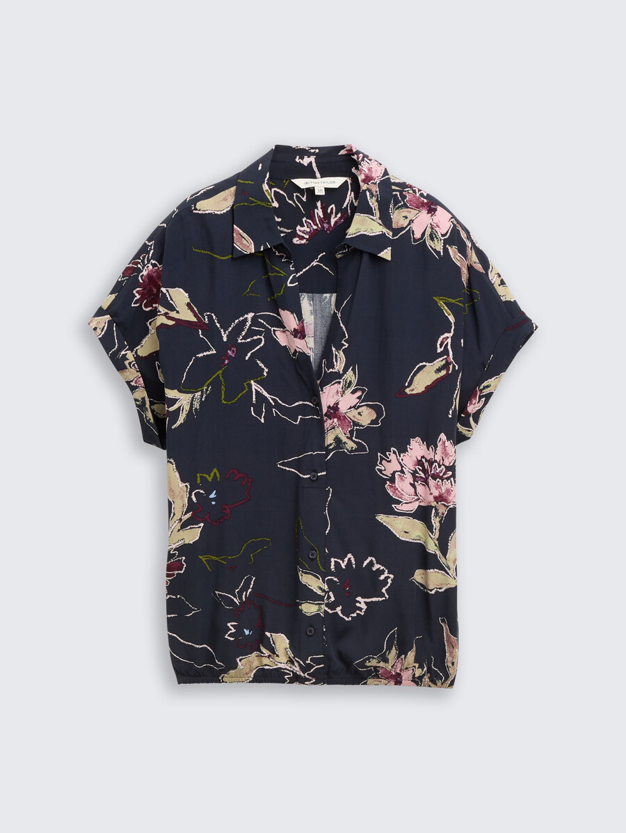 blouse à motifs