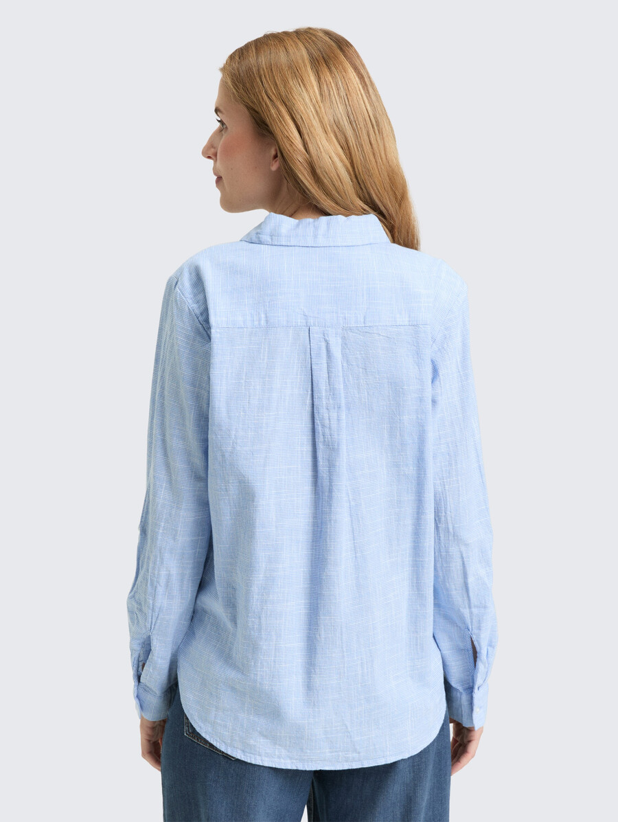 blouse à poches poitrine