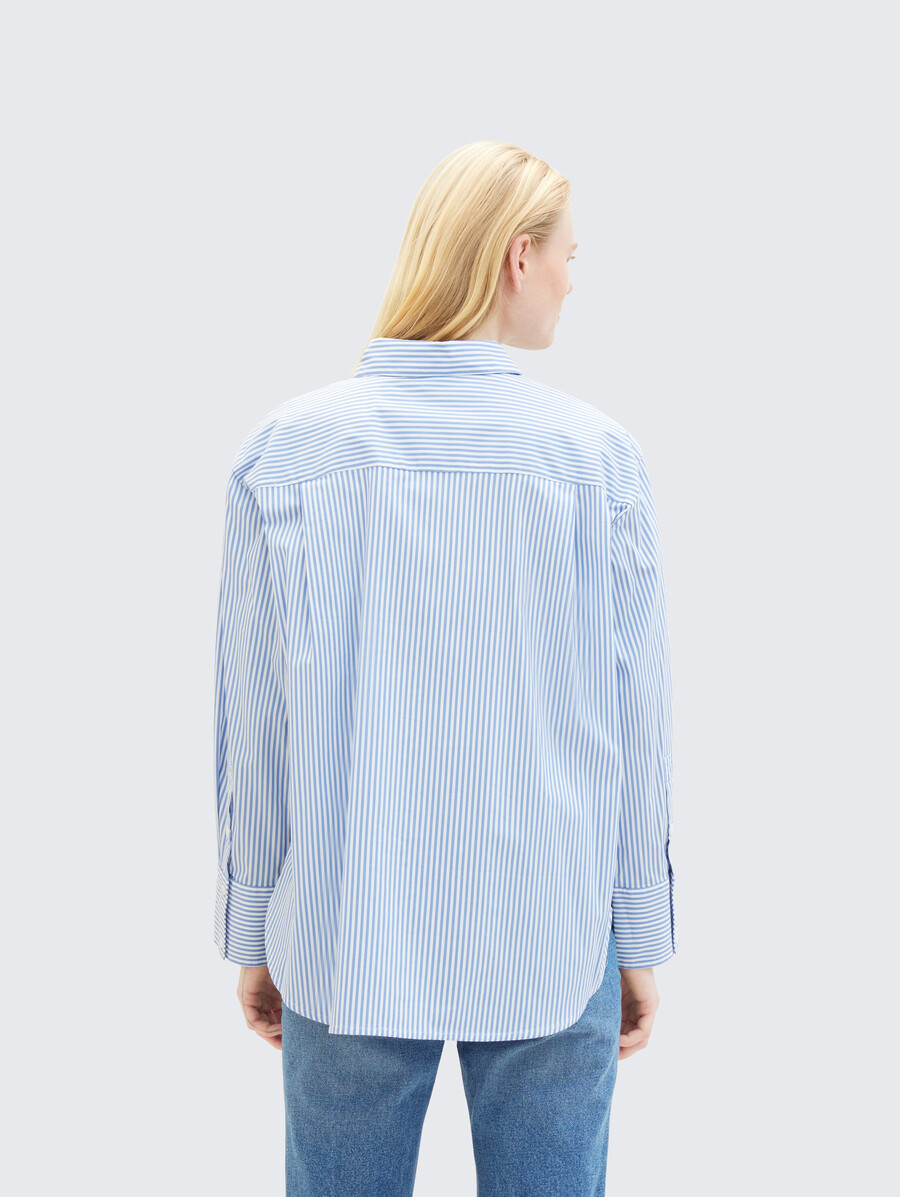 chemise ample à rayures