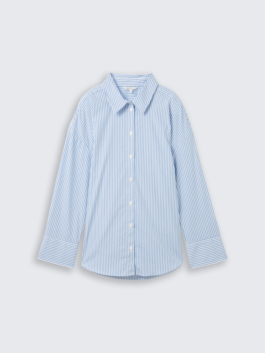 chemise ample à rayures