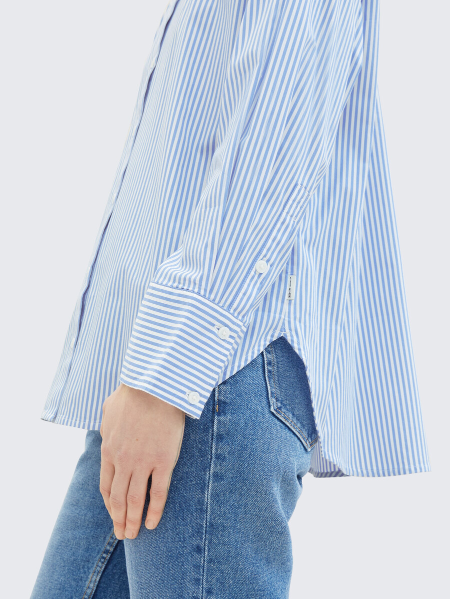 chemise ample à rayures