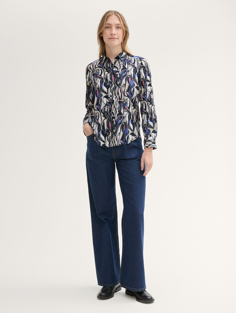 blouse à motifs