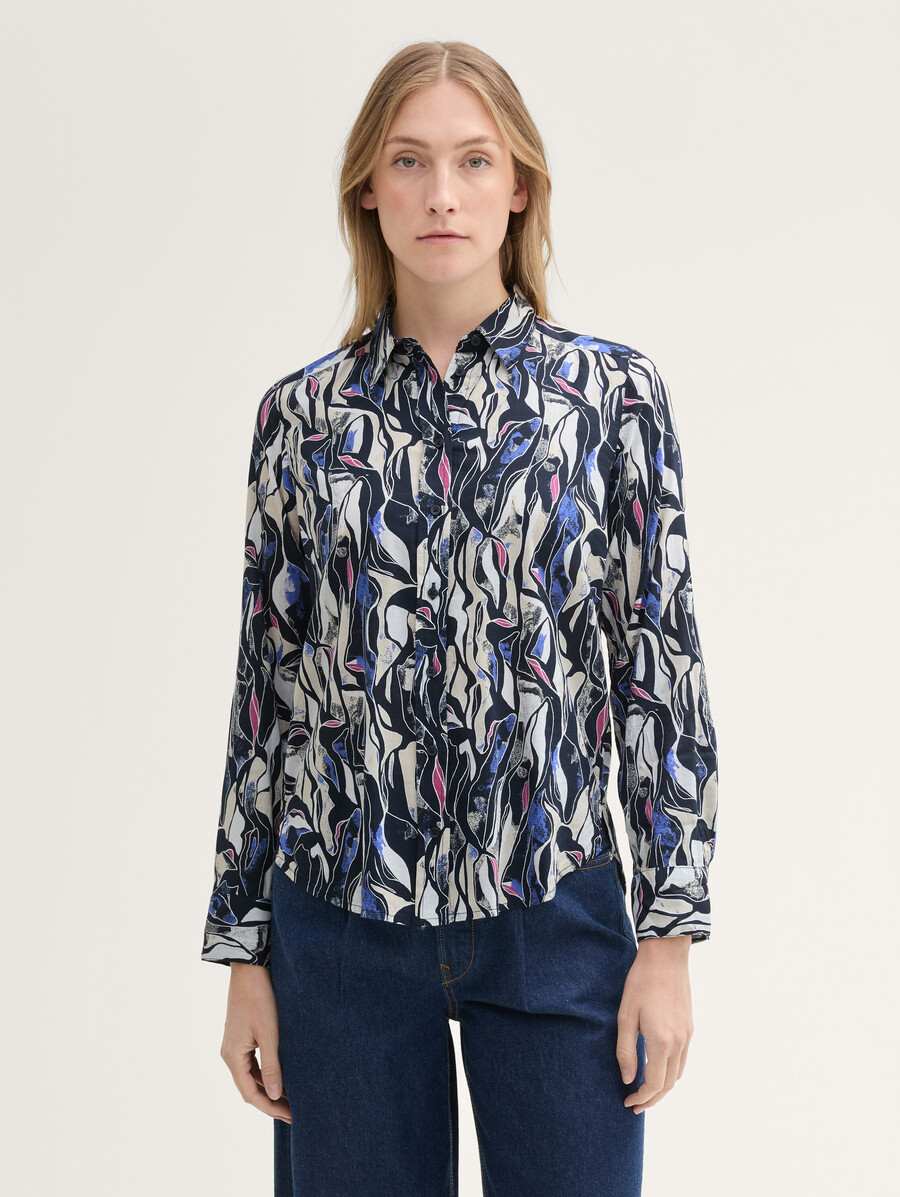 blouse à motifs