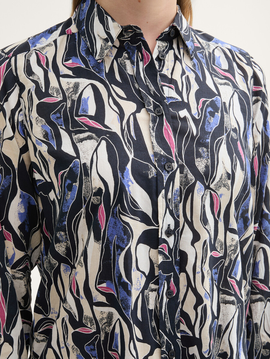 blouse à motifs