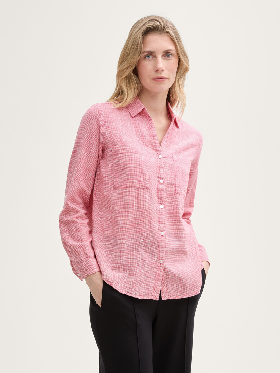 blouse à poches poitrine
