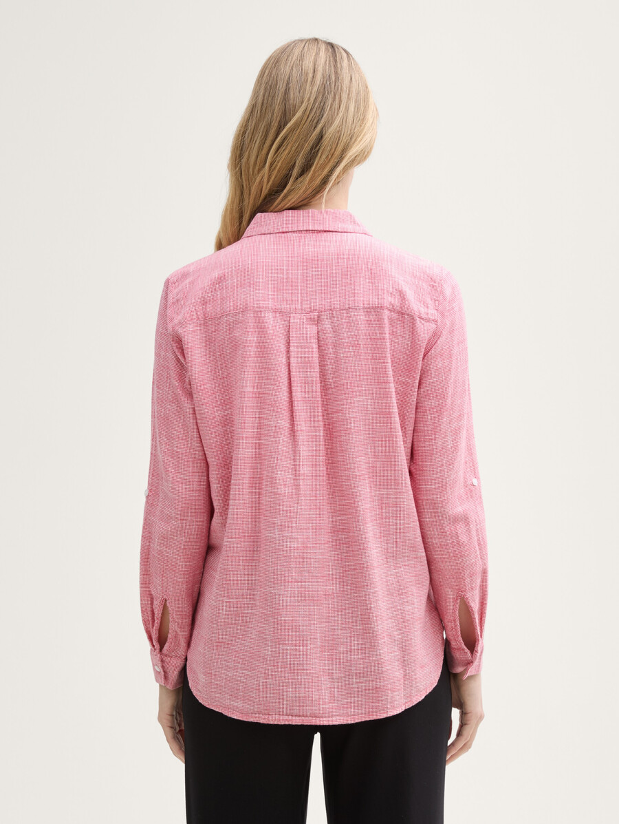 blouse à poches poitrine