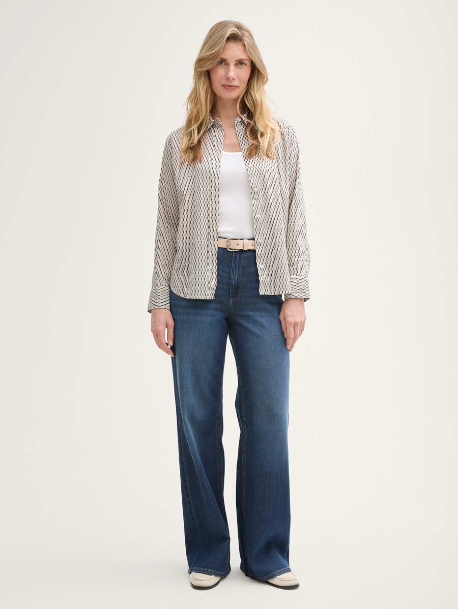 blouse à motifs