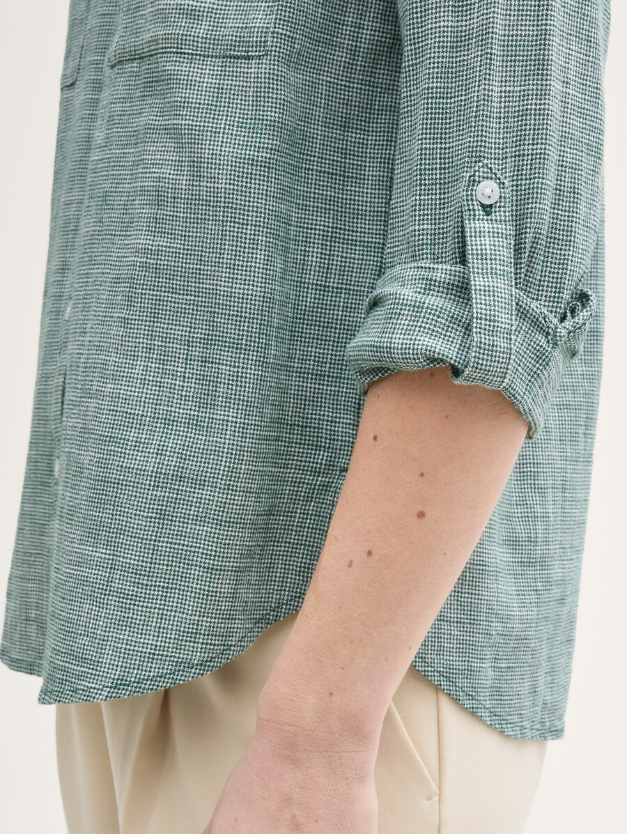 blouse à poches poitrine