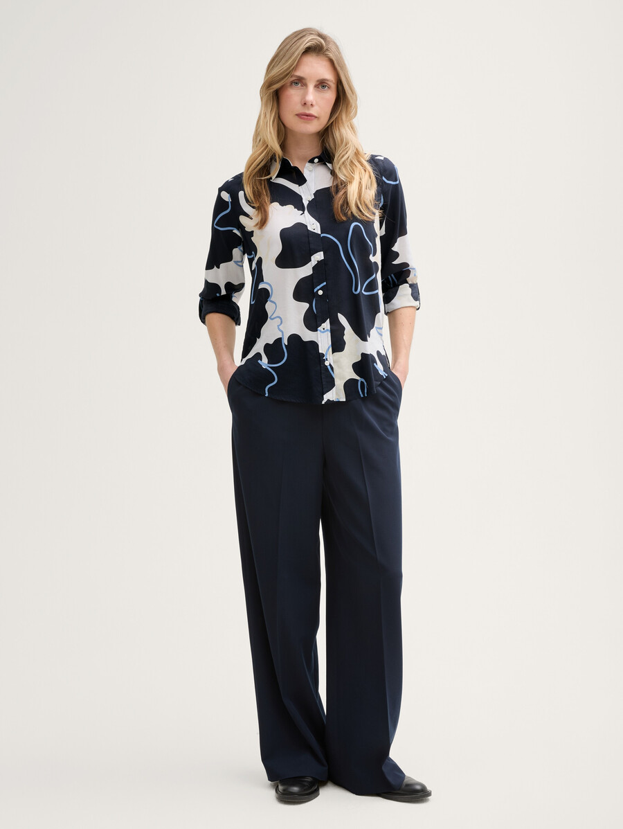 blouse à motifs