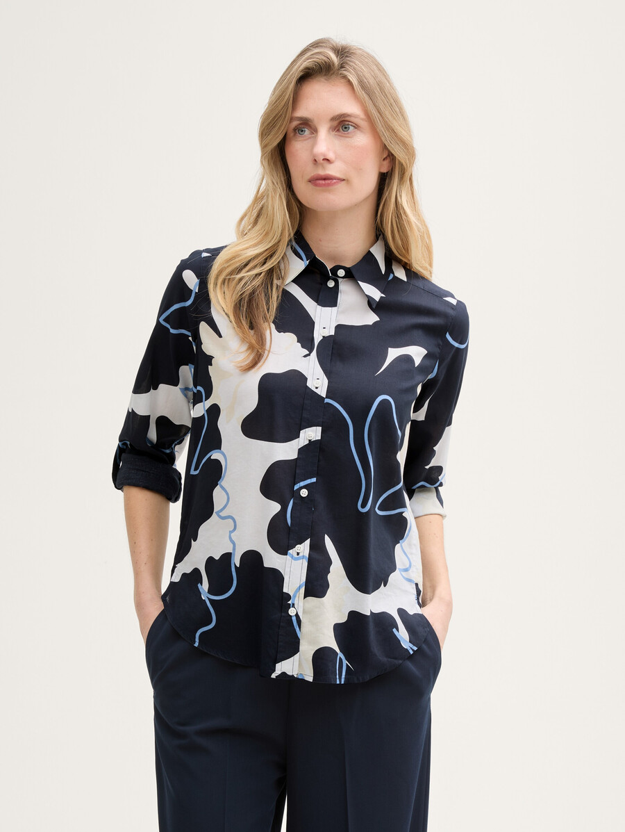 blouse à motifs