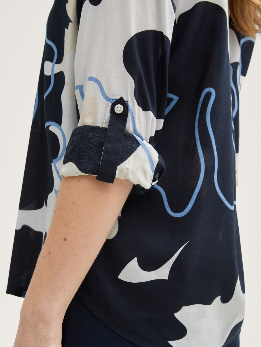 blouse à motifs