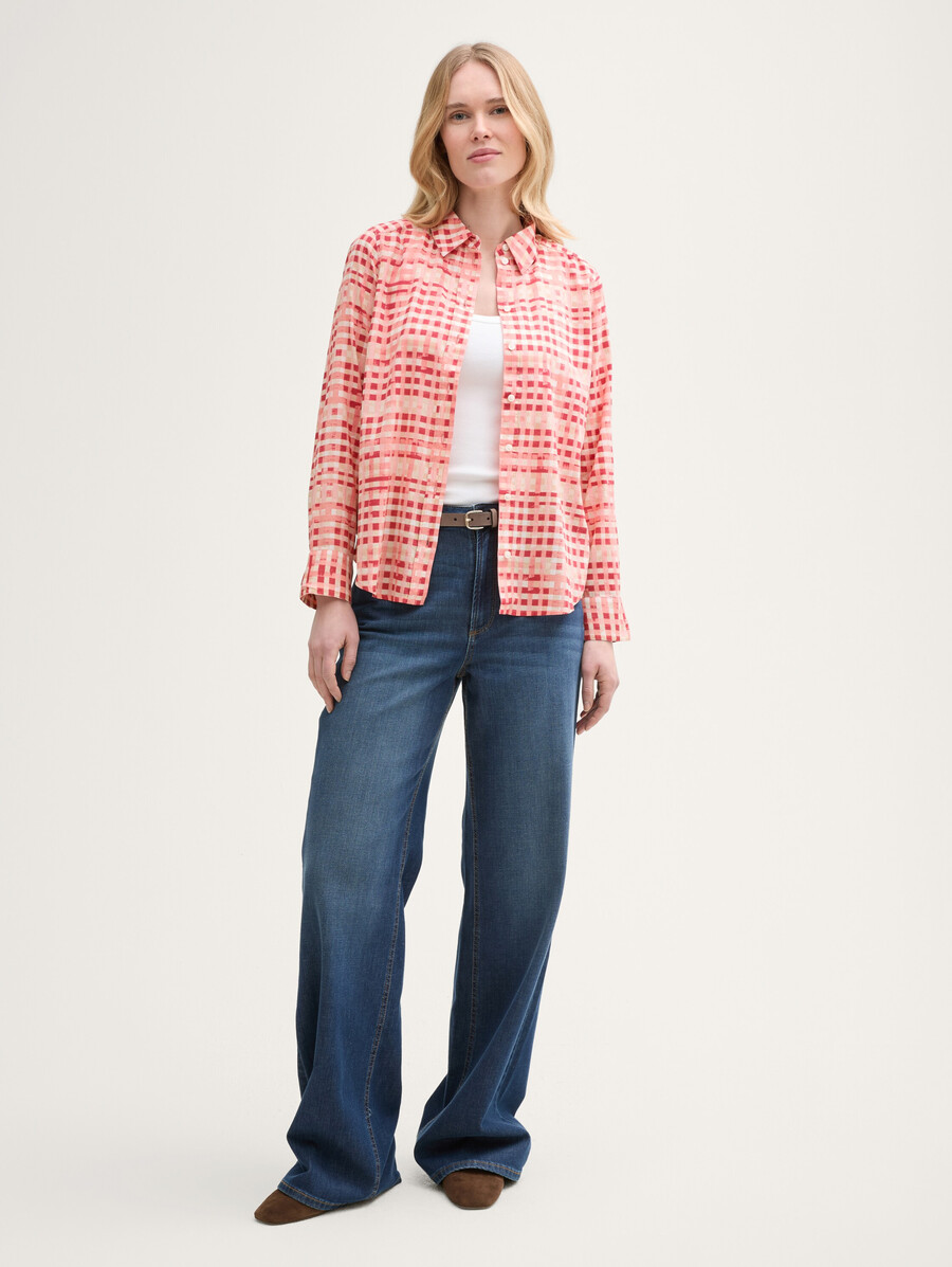 blouse à motifs
