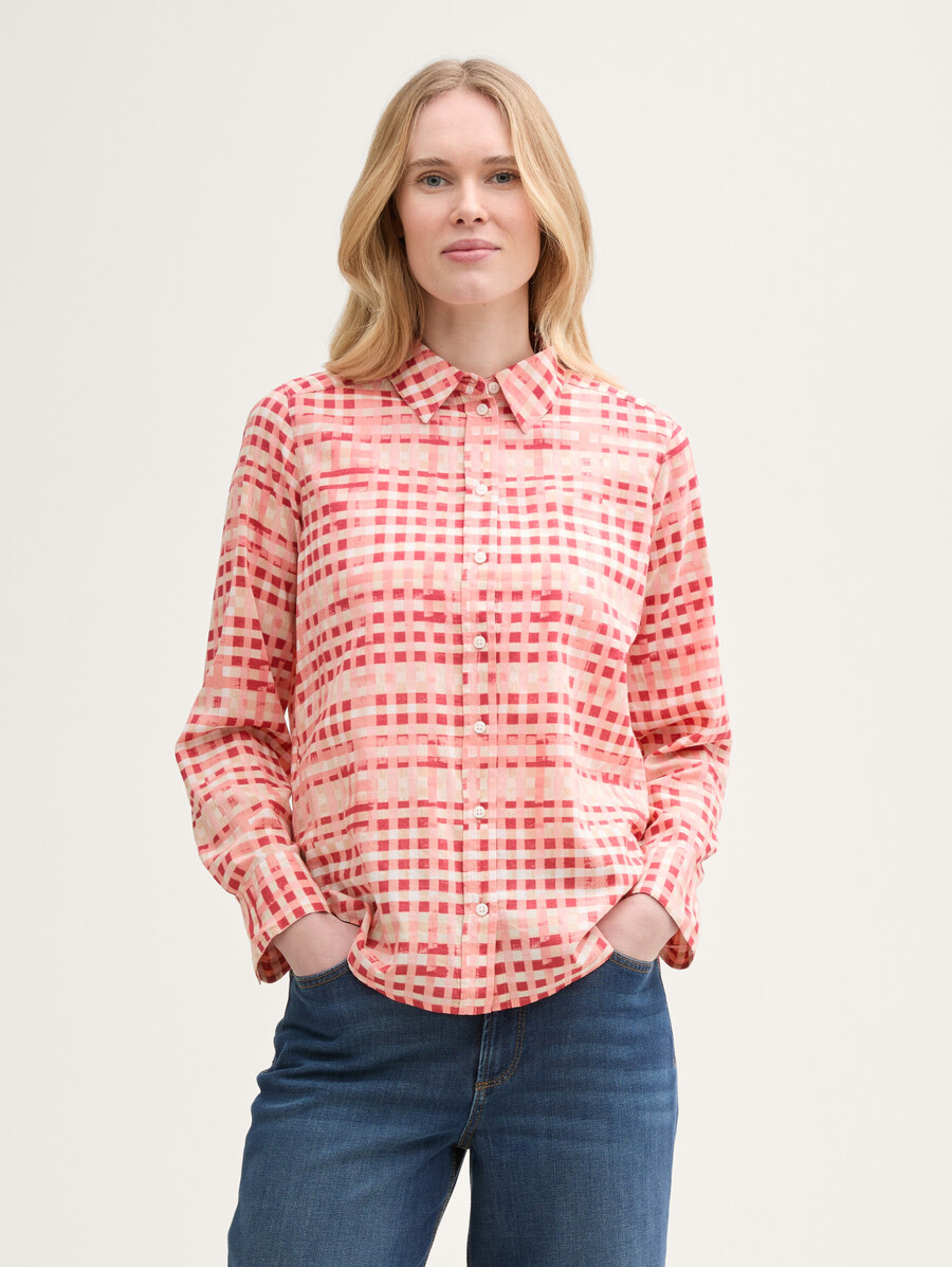 blouse à motifs