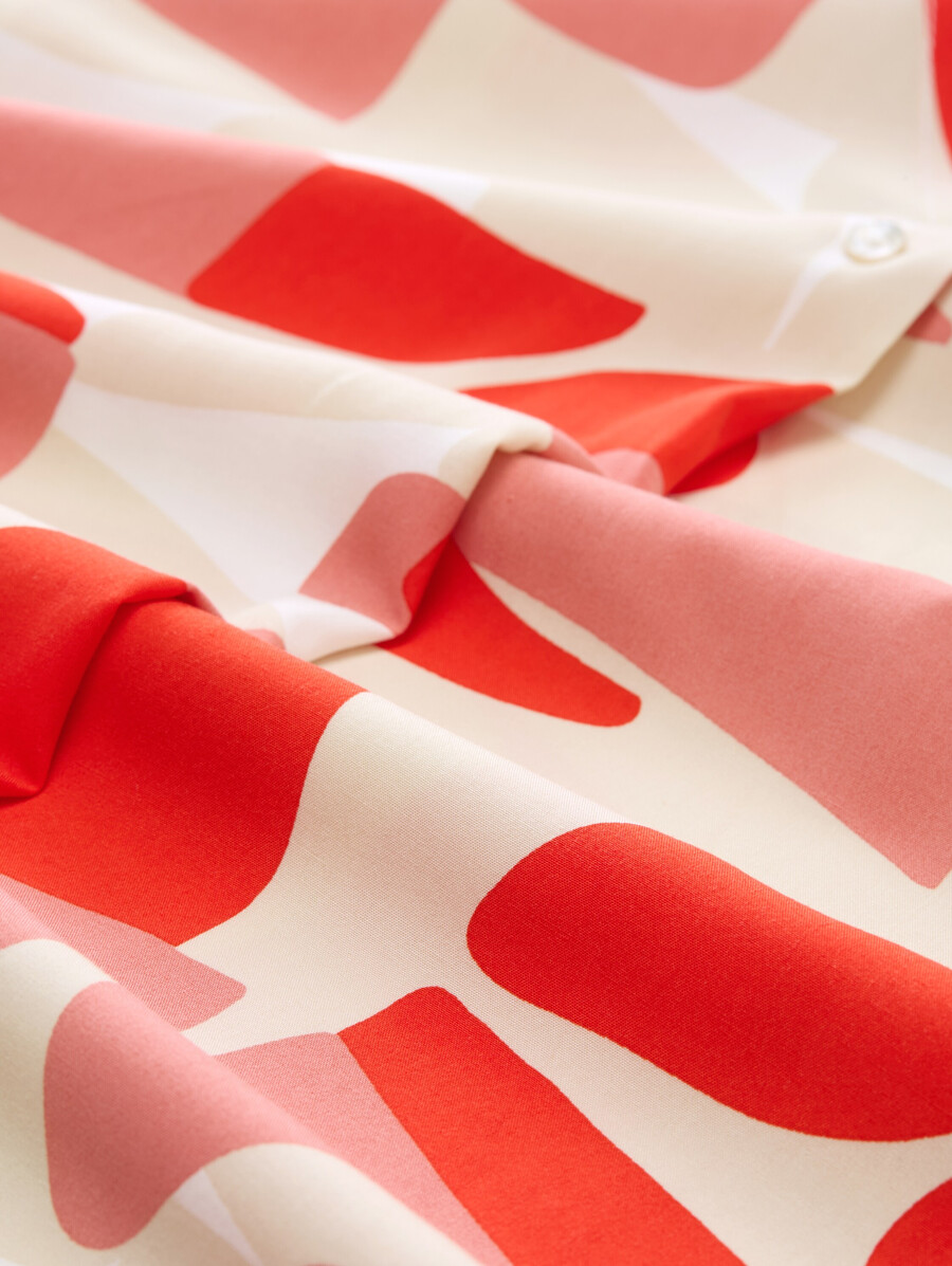 blouse à motifs grande taille