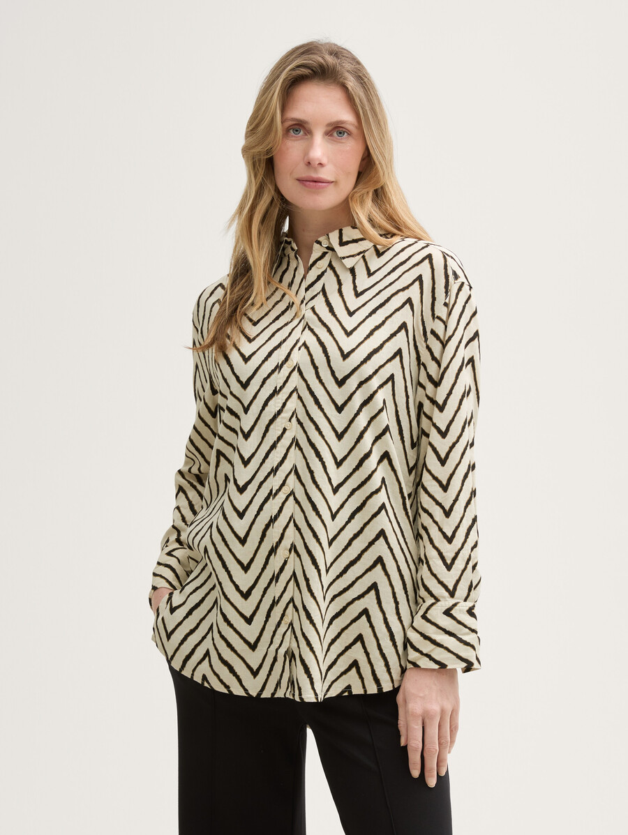 blouse oversize en lin
