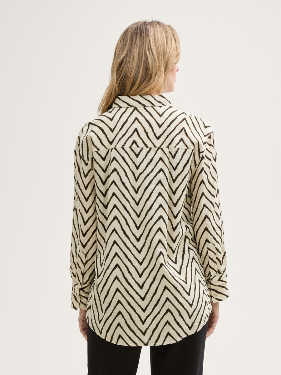 blouse oversize en lin