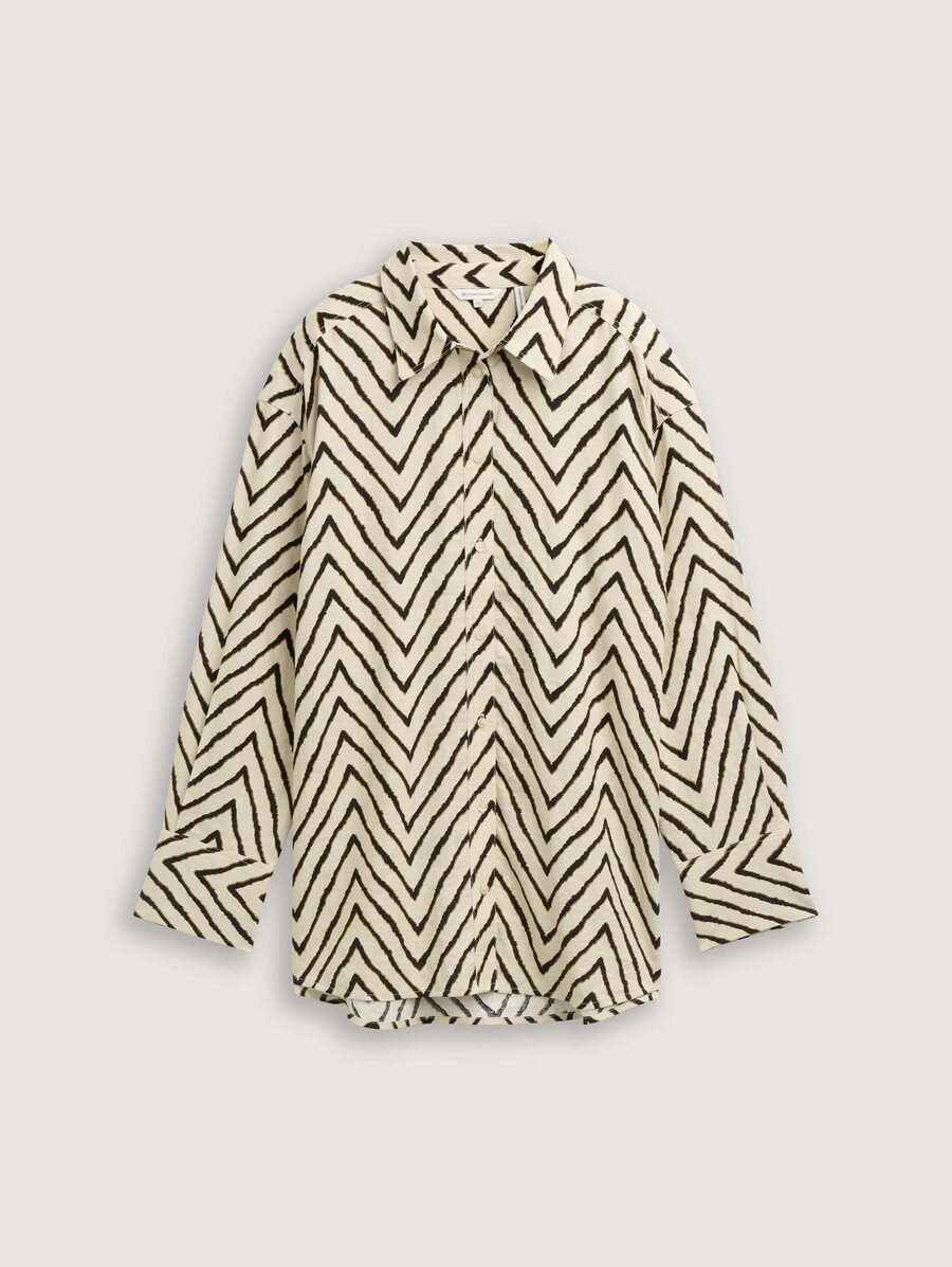 blouse oversize en lin