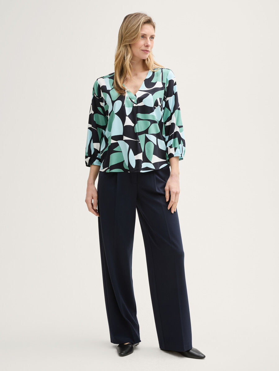 blouse à motifs