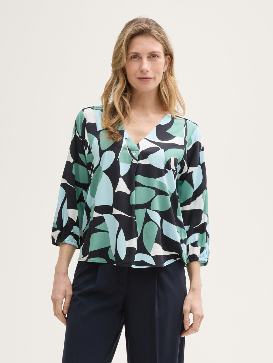 blouse à motifs