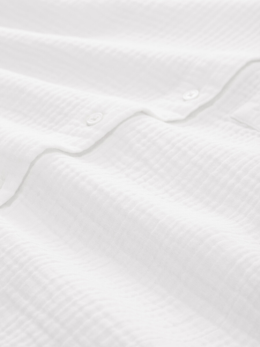 chemisier en mousseline oversize