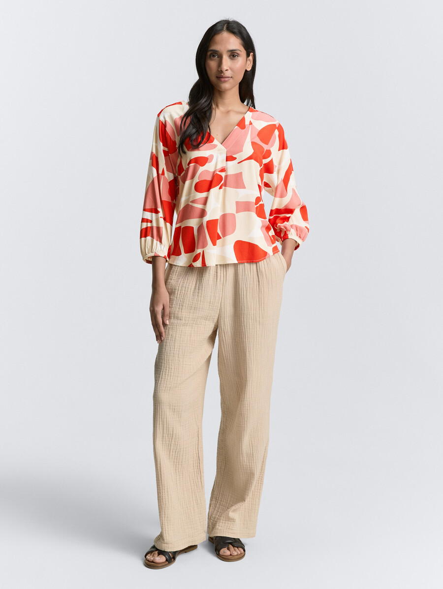 blouse à motifs