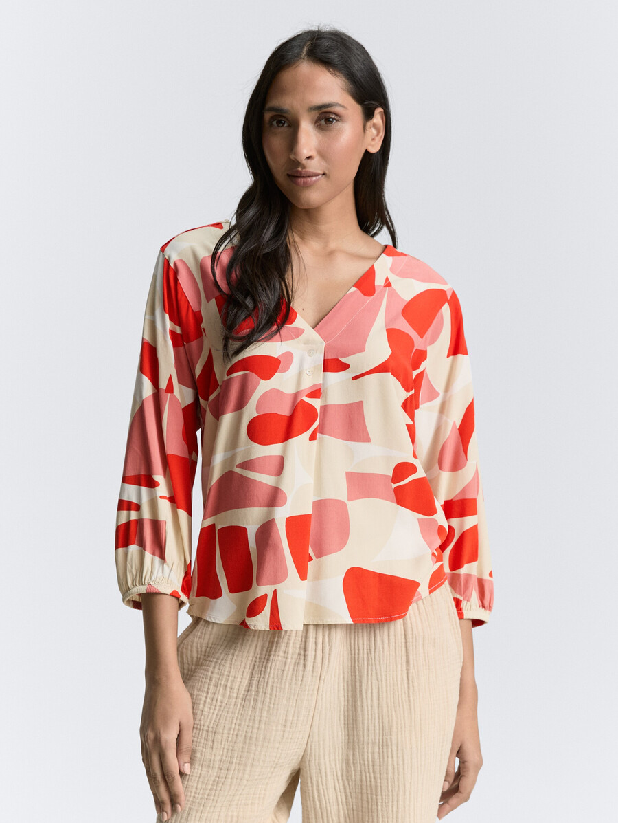 blouse à motifs